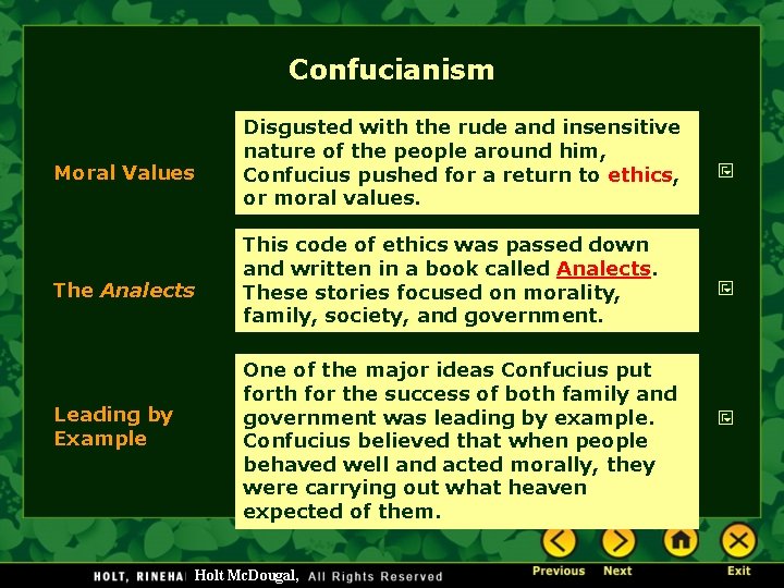 Confucianism Moral Values The Analects Leading by Example Disgusted with the rude and insensitive Confucianism Moral Values The Analects Leading by Example Disgusted with the rude and insensitive