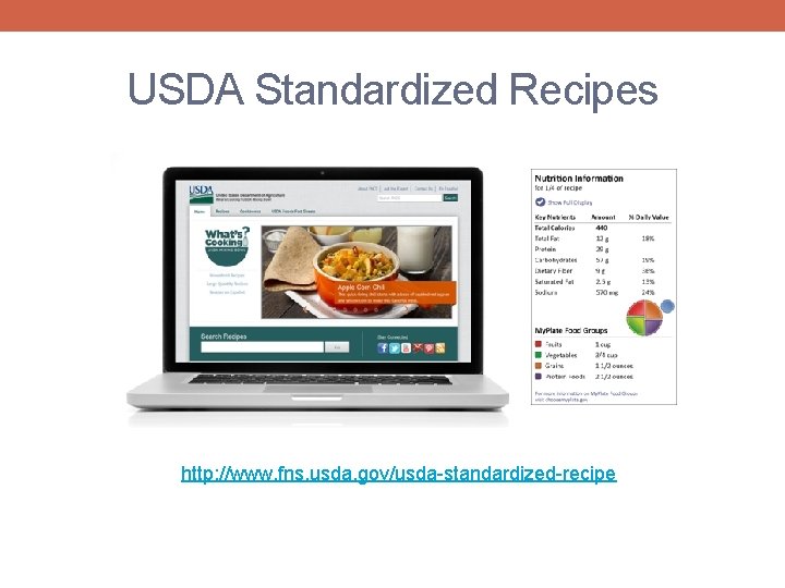 USDA Standardized Recipes http: //www. fns. usda. gov/usda-standardized-recipe 