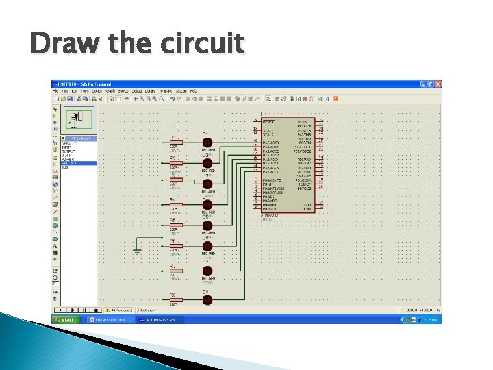 Draw the circuit 