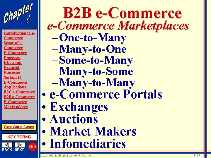 B 2 B e-Commerce Introduction to e. Commerce Scope of e. Commerce E-Commerce Processes