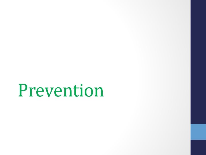 Prevention 