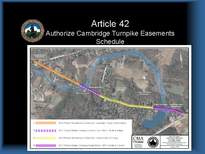 Article 42 Authorize Cambridge Turnpike Easements Schedule 