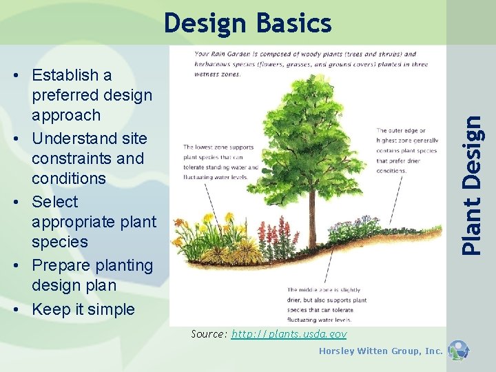 Design Basics Plant Design • Establish a preferred design approach • Understand site constraints Design Basics Plant Design • Establish a preferred design approach • Understand site constraints