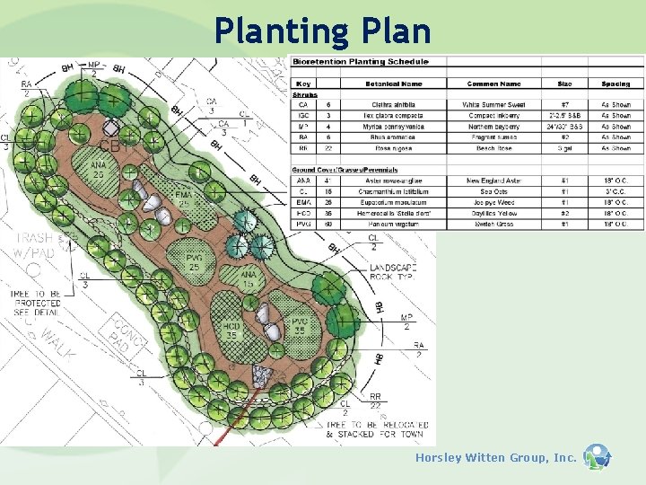 Planting Plan Horsley Witten Group, Inc. Planting Plan Horsley Witten Group, Inc.