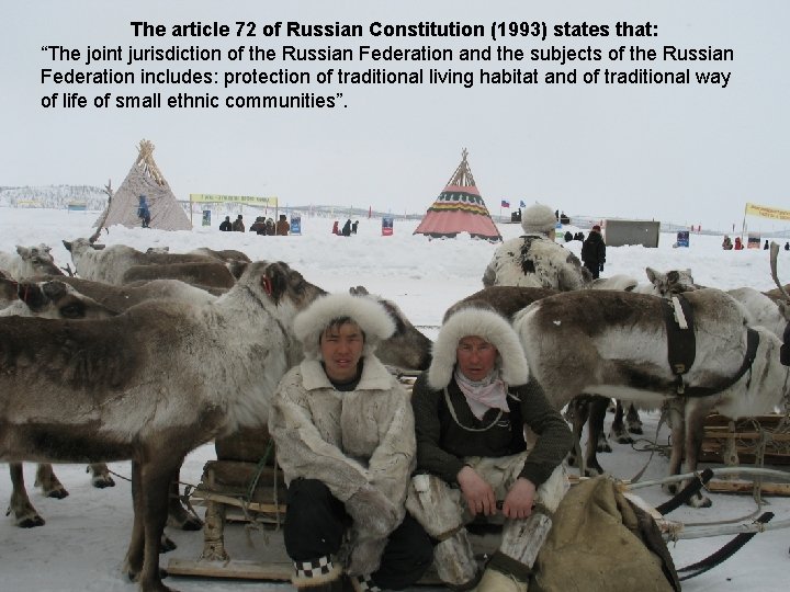 The article 72 of Russian Constitution (1993) states that: “The joint jurisdiction of the