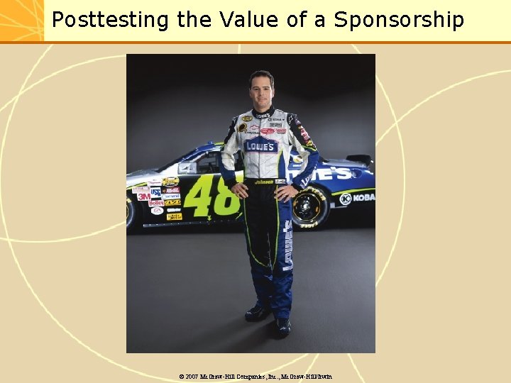 Posttesting the Value of a Sponsorship © 2007 Mc. Graw-Hill Companies, Inc. , Mc.
