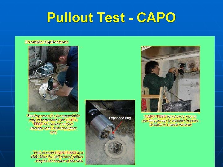 Pullout Test - CAPO 