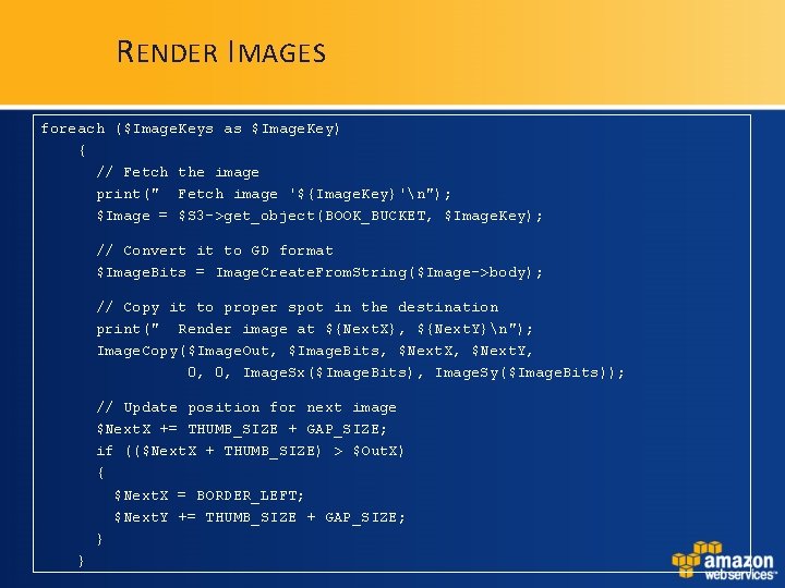 R ENDER I MAGES foreach ($Image. Keys as $Image. Key) { // Fetch the R ENDER I MAGES foreach ($Image. Keys as $Image. Key) { // Fetch the