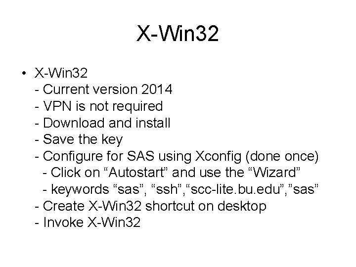X-Win 32 • X-Win 32 - Current version 2014 - VPN is not required
