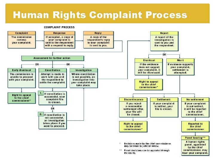 Human Rights Complaint Process 