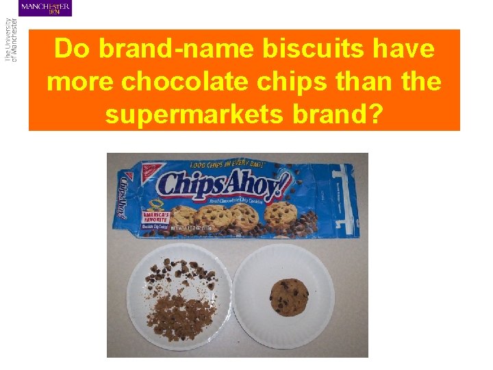 Do brand-name biscuits have more chocolate chips than the supermarkets brand? 