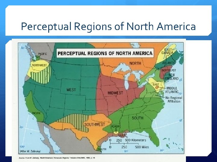 Perceptual Regions of North America 