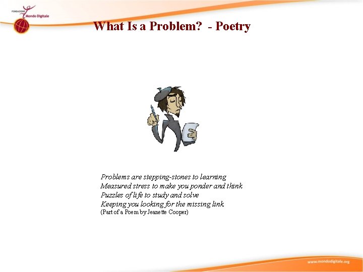What Is a Problem Didactic Suggestions 1 These