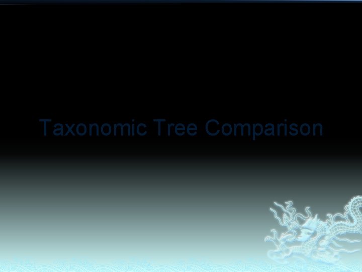 Taxonomic Tree Comparison 
