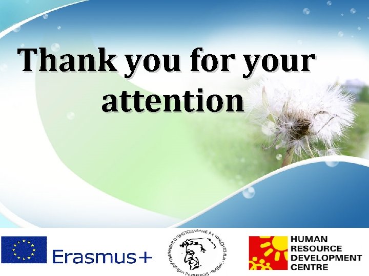 Thank you for your attention 