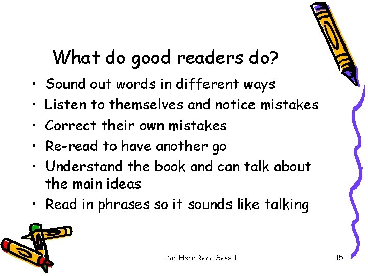 What do good readers do? • • • Sound out words in different ways