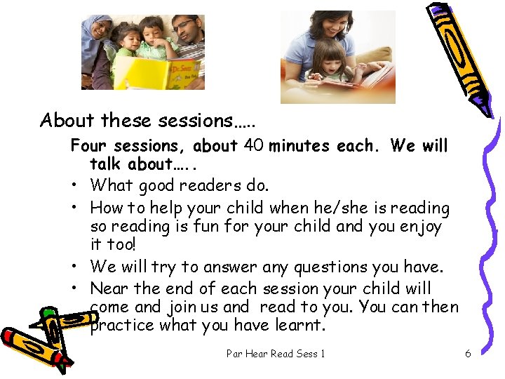 About these sessions…. . Four sessions, about 40 minutes each. We will talk about….