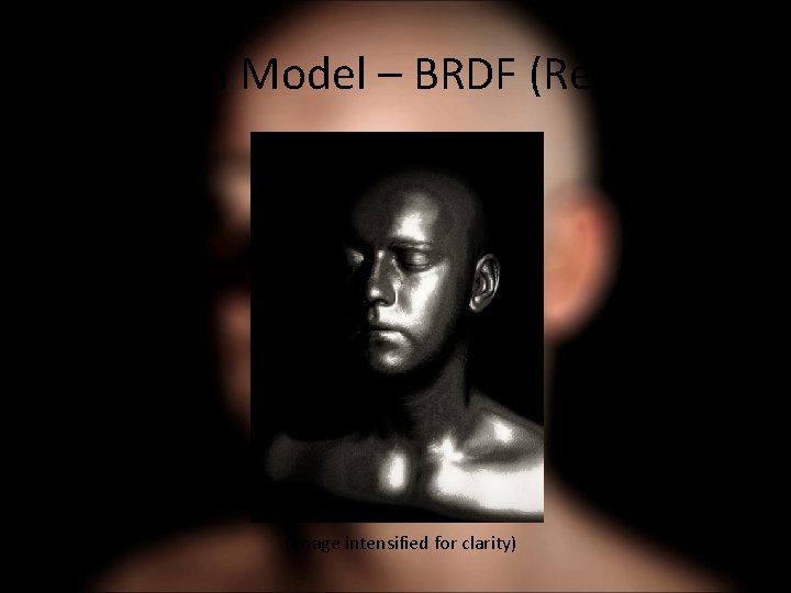 New Skin Model – BRDF (Result) (Image intensified for clarity) 