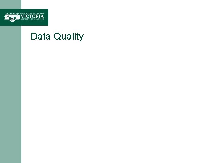 Data Quality 