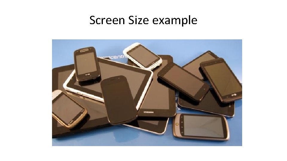 Screen Size example 