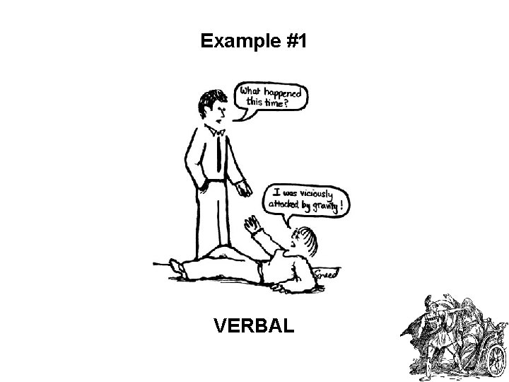 Example #1 VERBAL 