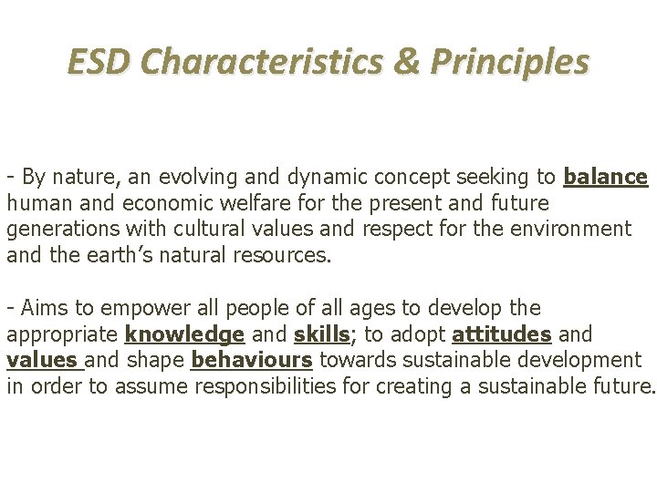 ESD Characteristics & Principles - By nature, an evolving and dynamic concept seeking to