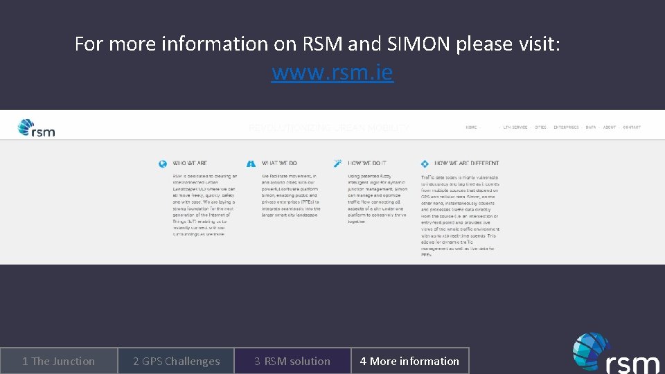 For more information on RSM and SIMON please visit: www. rsm. ie 1 The