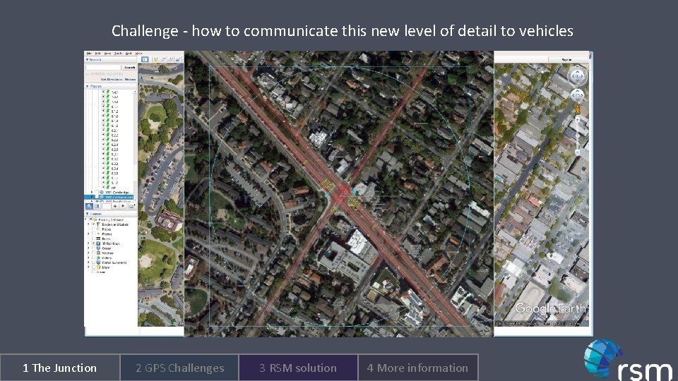 Challenge - how to communicate this new level of detail to vehicles 1 The