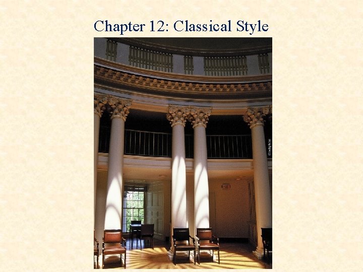 Chapter 12: Classical Style 