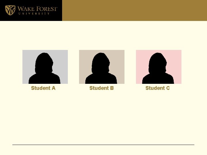 Student A Student B Student C 