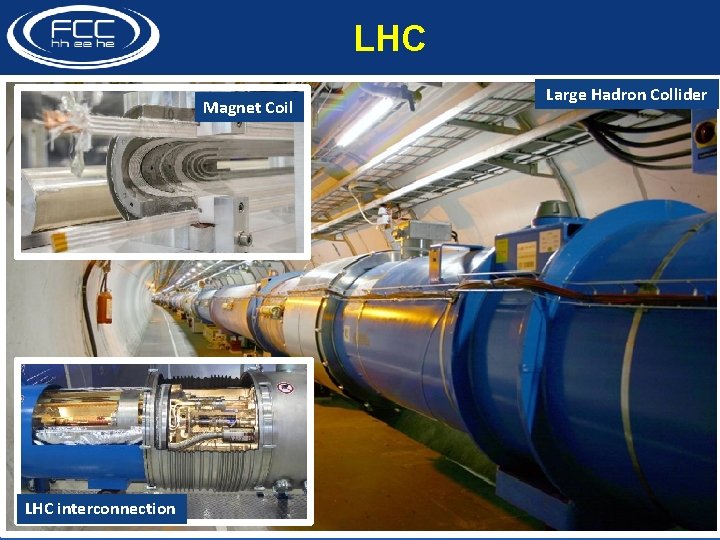 LHC Magnet Coil Large Hadron Collider Welcome and Introduction to FCC Study LHC interconnection