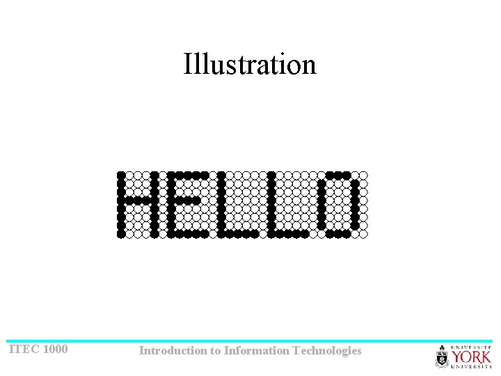 Illustration ITEC 1000 Introduction to Information Technologies 