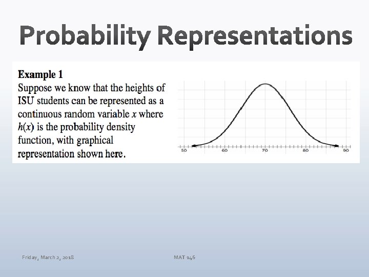 Friday, March 2, 2018 MAT 146 