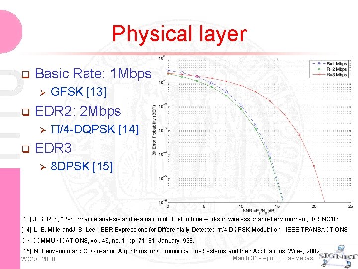 Physical layer q Basic Rate: 1 Mbps Ø q EDR 2: 2 Mbps Ø