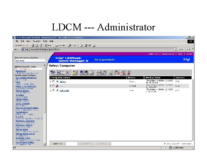 LDCM --- Administrator 