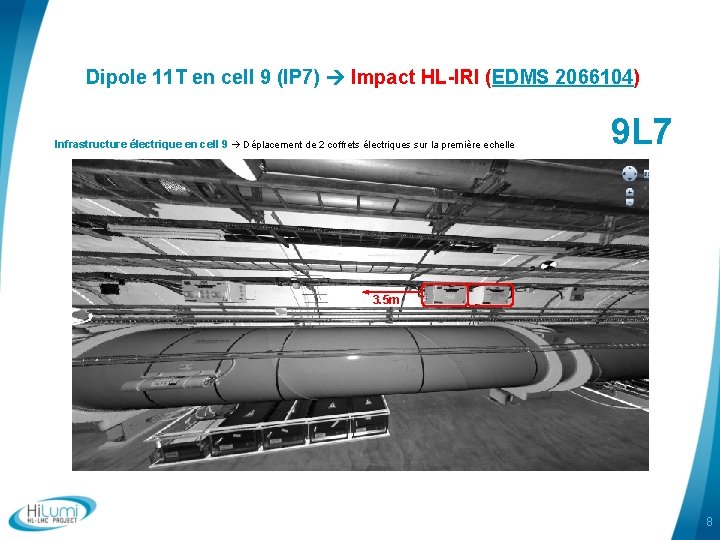 Dipole 11 T en cell 9 (IP 7) Impact HL-IRI (EDMS 2066104) Infrastructure électrique