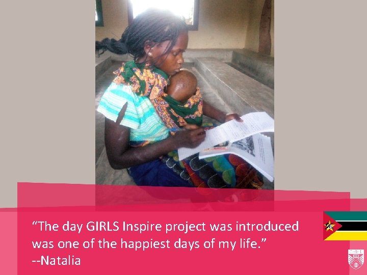 “The day GIRLS Inspire project was introduced was one of the happiest days of