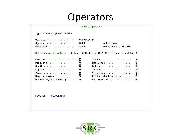 Operators 