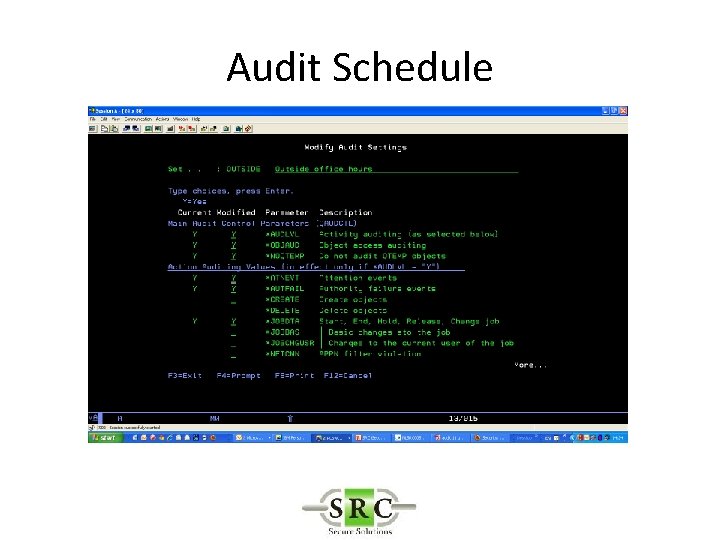 Audit Schedule 