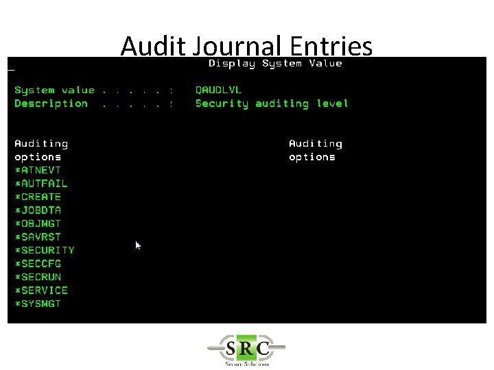 Audit Journal Entries 
