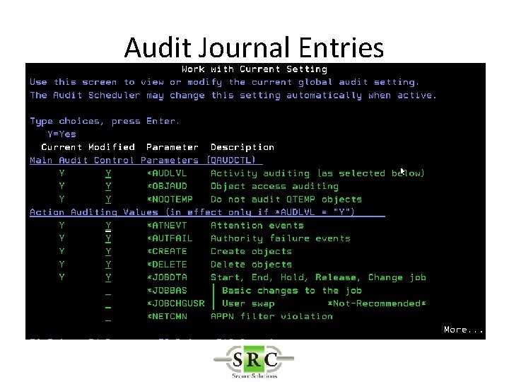 Audit Journal Entries 