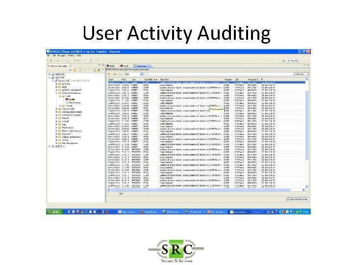 User Activity Auditing 