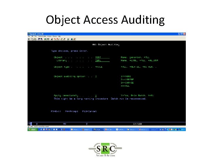 Object Access Auditing 