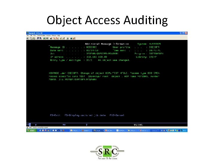 Object Access Auditing 