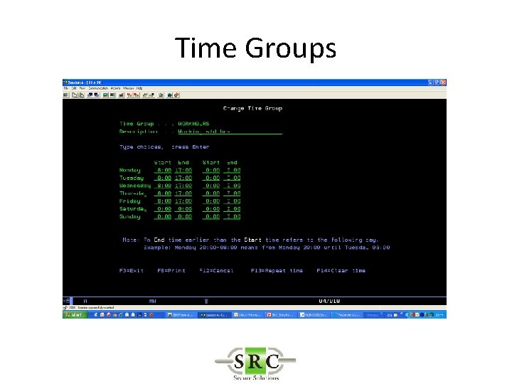 Time Groups 