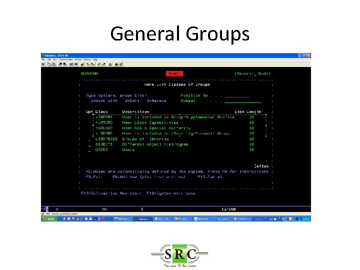 General Groups 