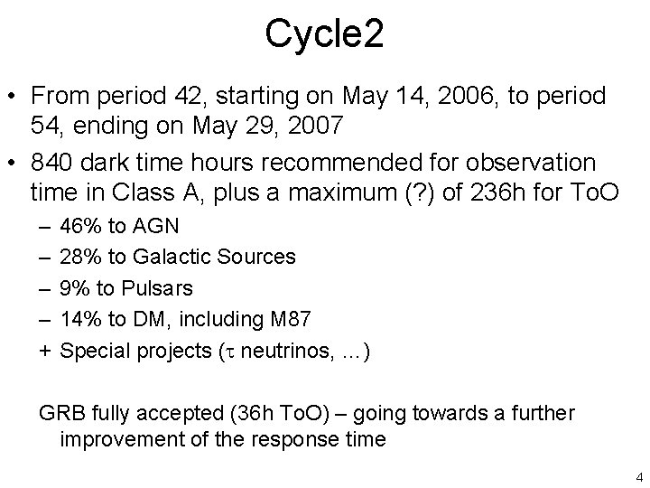 Cycle 2 • From period 42, starting on May 14, 2006, to period 54,