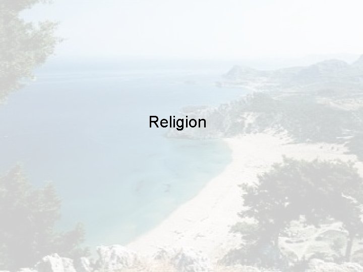 Religion Religion