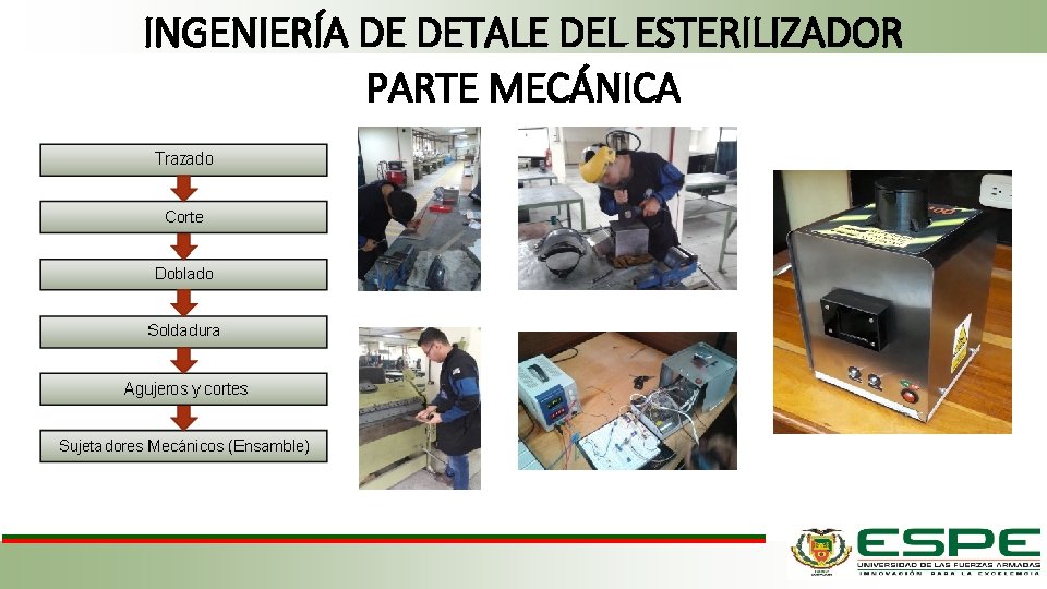 INGENIERÍA DE DETALE DEL ESTERILIZADOR PARTE MECÁNICA 