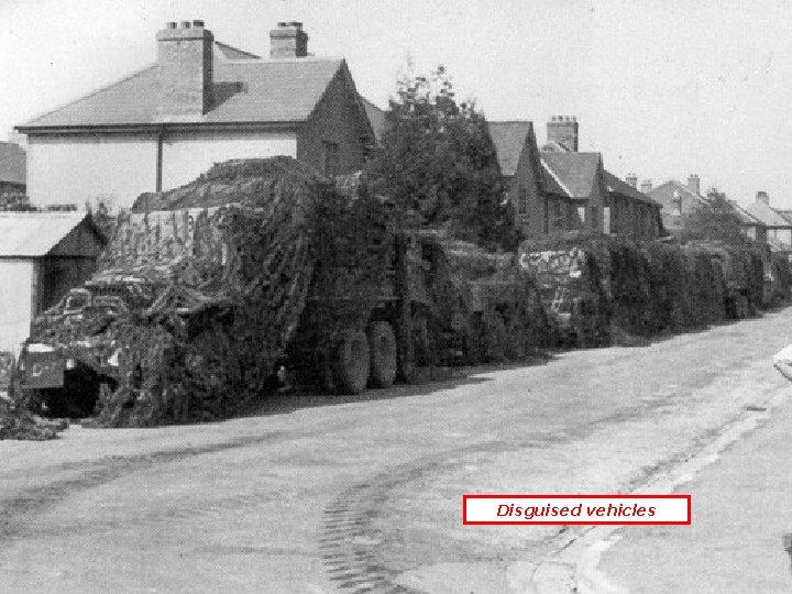 Disguised vehicles 